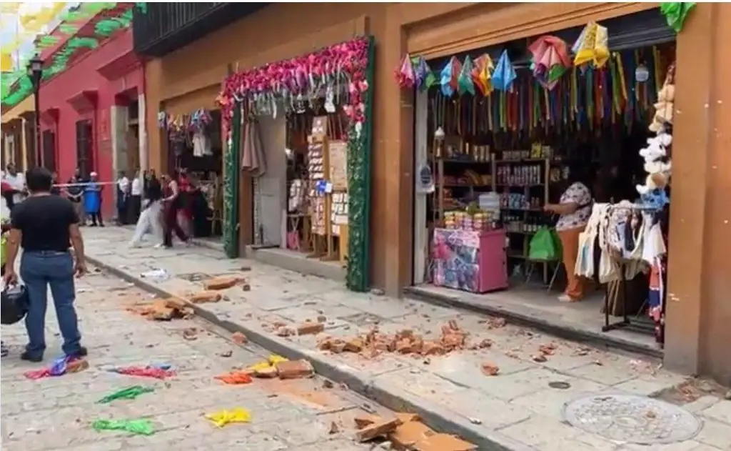 Imagen Deja sismo un lesionado y daños menores en Oaxaca (+Video)