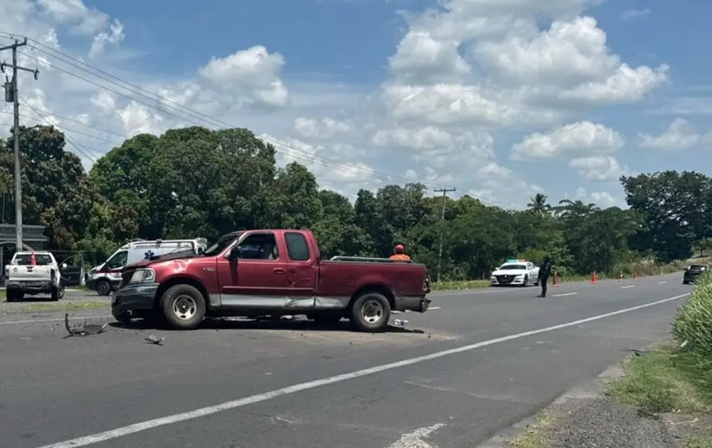 Imagen Cierre parcial por accidente en carretera de Veracruz