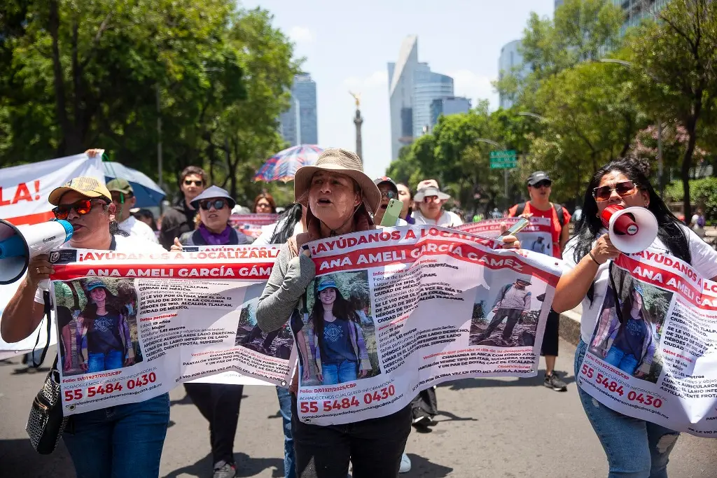 Imagen Marchan cientos para exigir que encuentren a joven desaparecida en CDMX