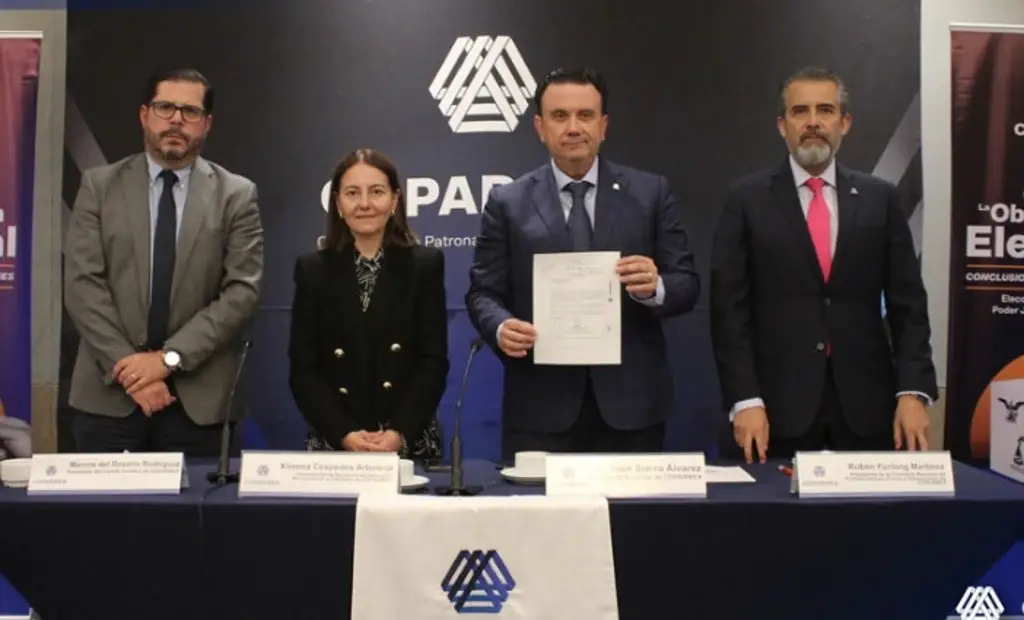 Imagen Coparmex llama a no repetir ‘errores’ de la Reforma Judicial con la electoral