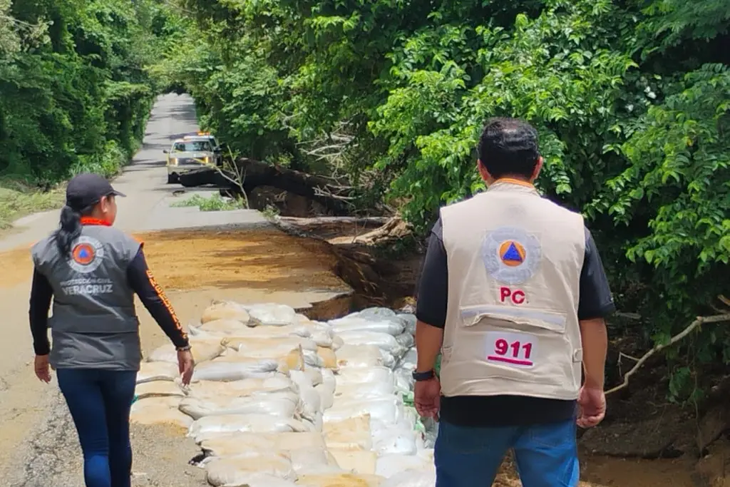 Imagen Activan operativo de emergencia tras lluvias de la onda tropical 20 en el sur de Veracruz