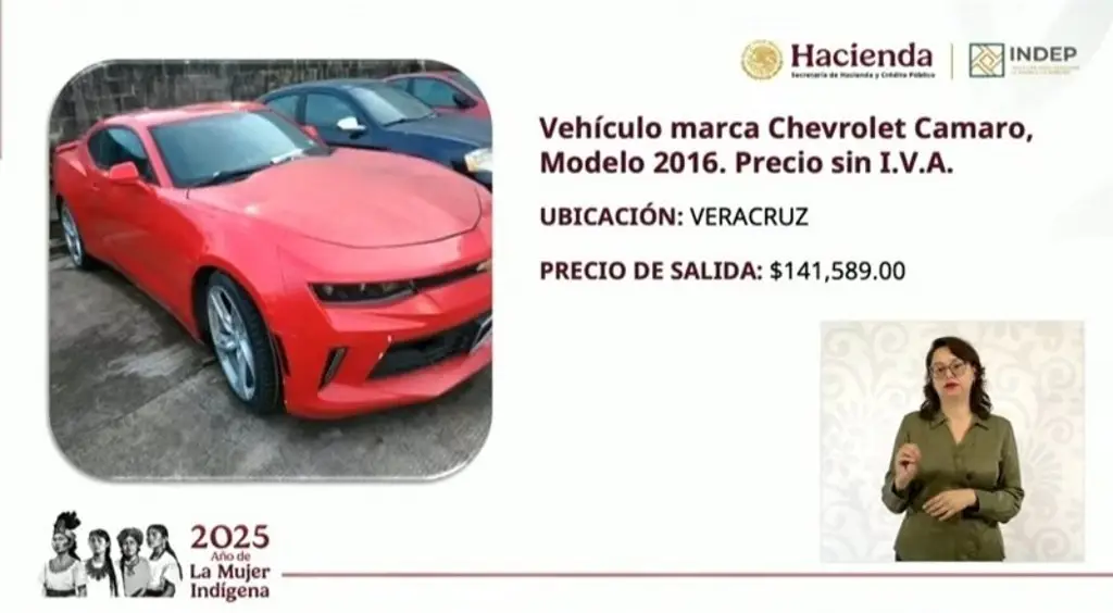 Imagen Subasta de bienes recuperados en México alcanzan ventas por más de 40 mdp