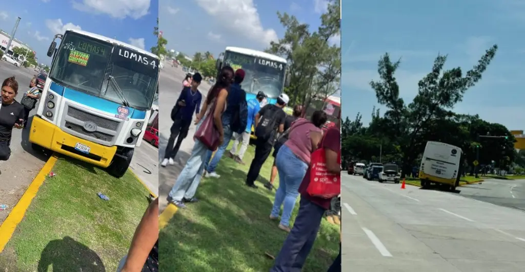 Imagen Pánico por accidente de camión de pasaje en Veracruz