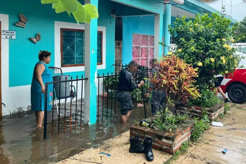 Imagen Son más de 350 viviendas inundadas por lluvias en el sur de Veracruz
