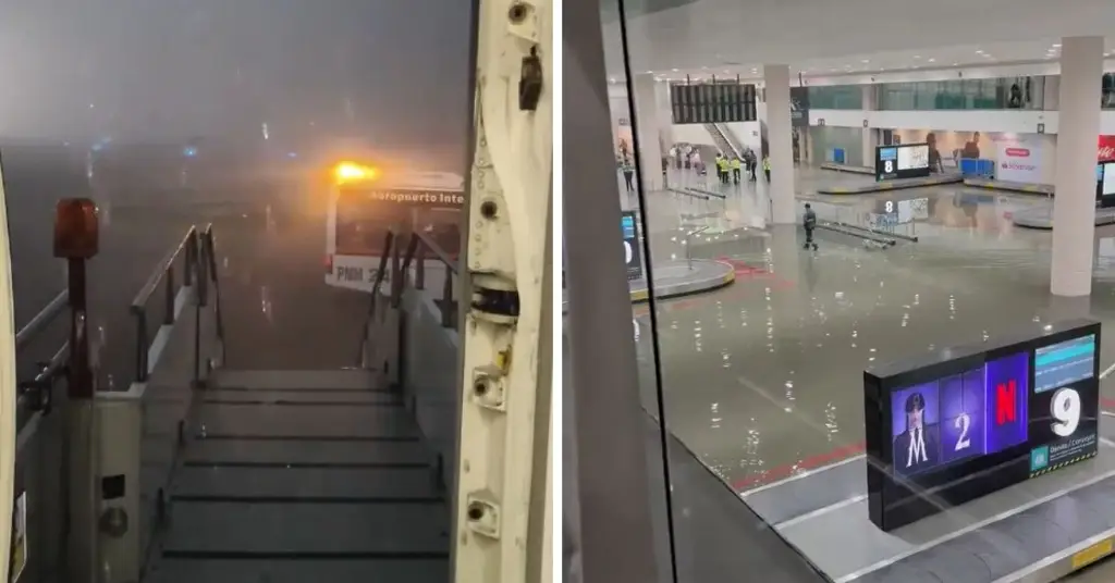Imagen Lluvias intensas paralizaron aeropuerto de la Ciudad de México