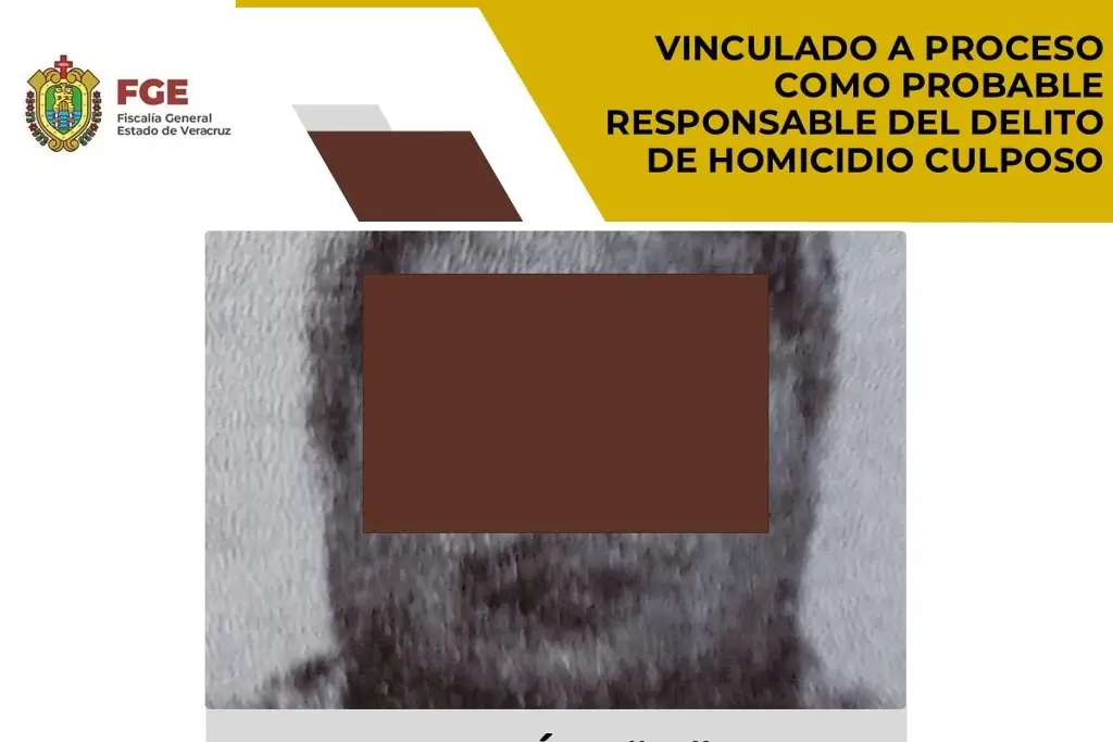 Imagen Lo vinculan a proceso por presunto homicidio culposo en el puerto de Veracruz 