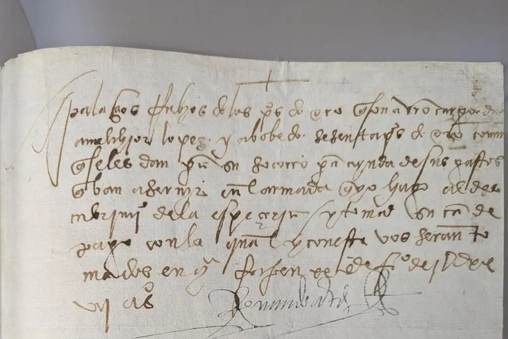 Imagen El FBI repatria a México un manuscrito de Hernán Cortés robado hace más de 30 años