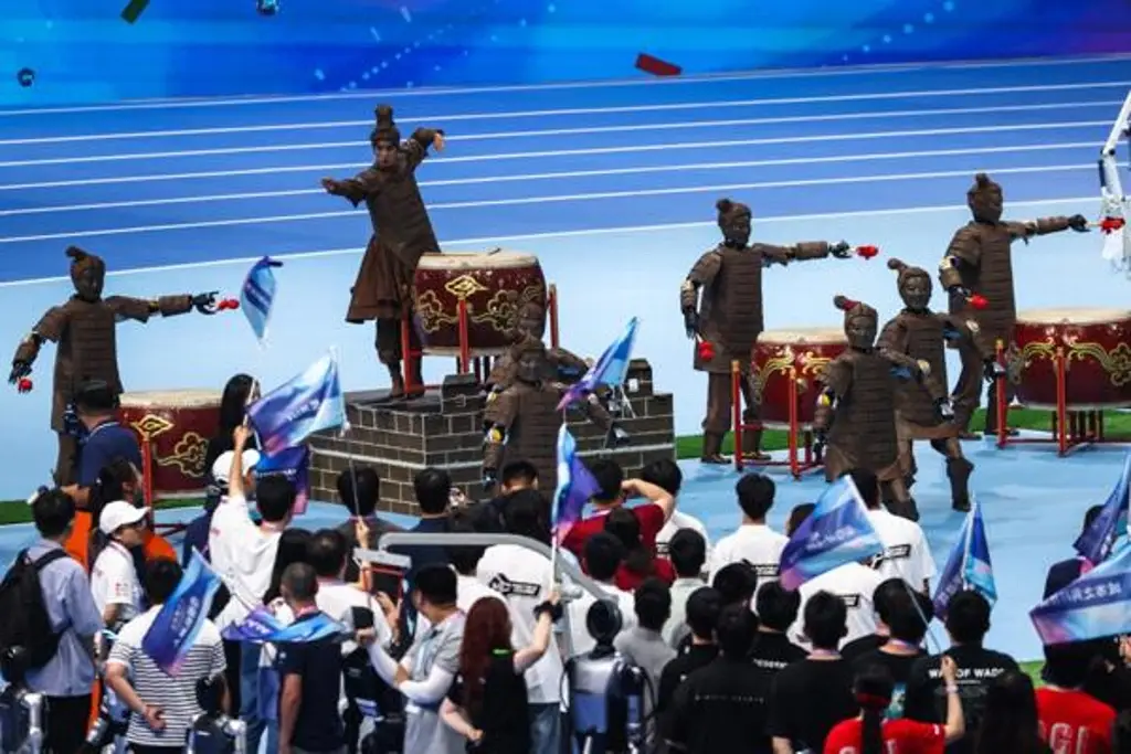 Imagen Así fue la inauguración de los primeros Juegos Mundiales de Robots; fue en China 