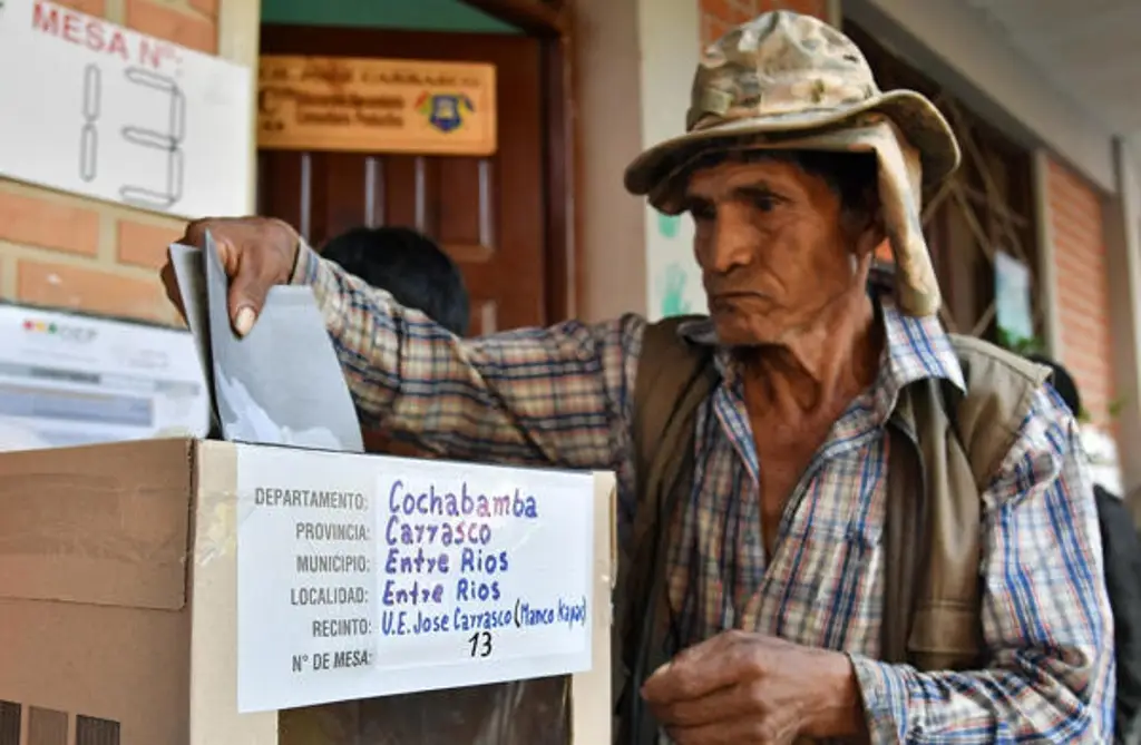 Imagen Así va la jornada de votación en Bolivia para elegir a presidente y renovar el Legislativo