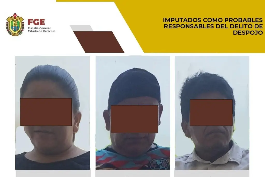 Imagen Los imputan por el delito de despojo al sur de Veracruz 