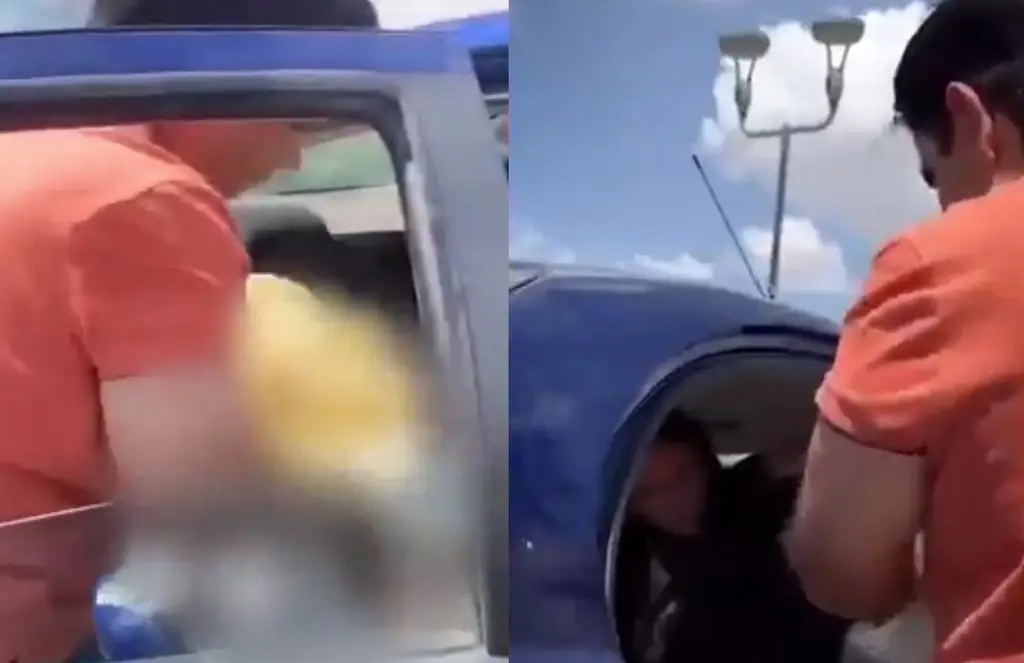 Imagen Iba a comer con su familia y escuchó gritos del interior de un auto. Esto halló (+Video)