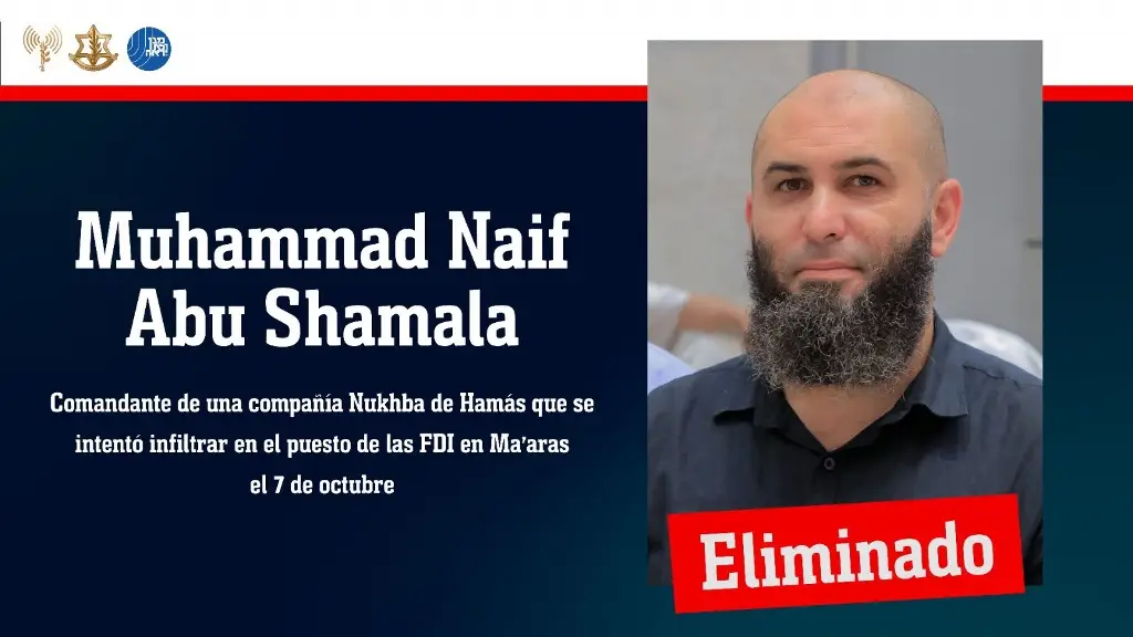 Imagen Ejército israelí confirma muerte de un comandante de Hamas del 7 de octubre