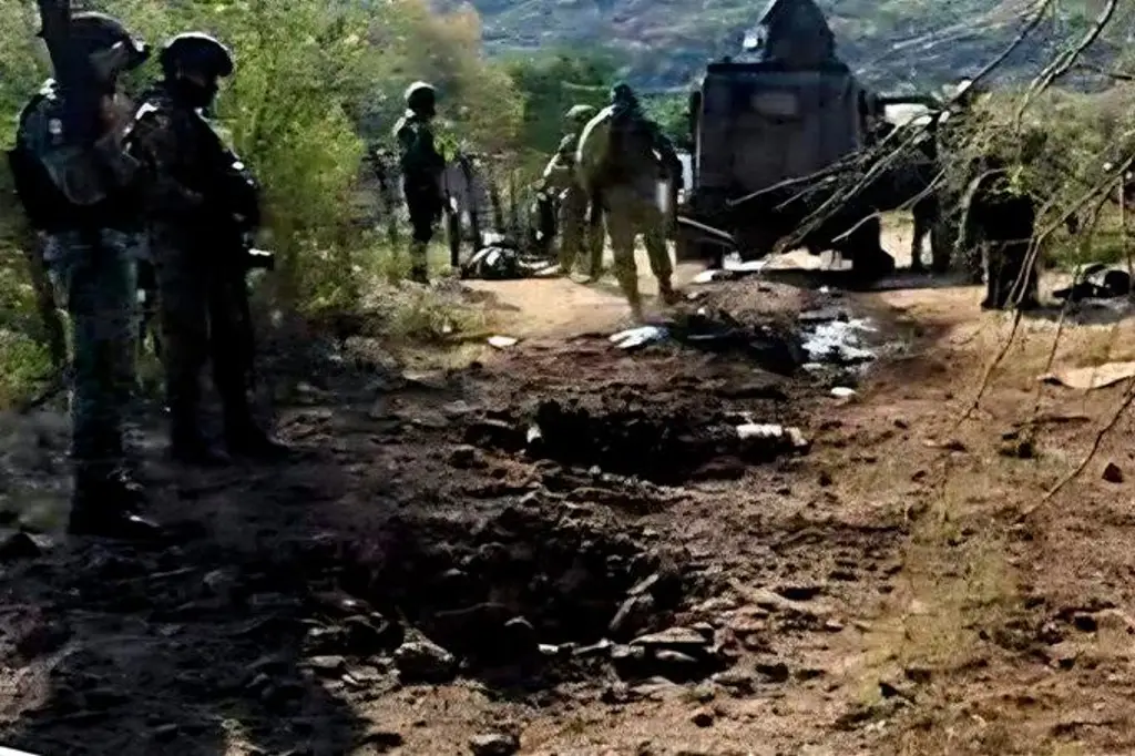 Imagen Muere sargento del Ejército al explotarle mina terrestre en Michoacán