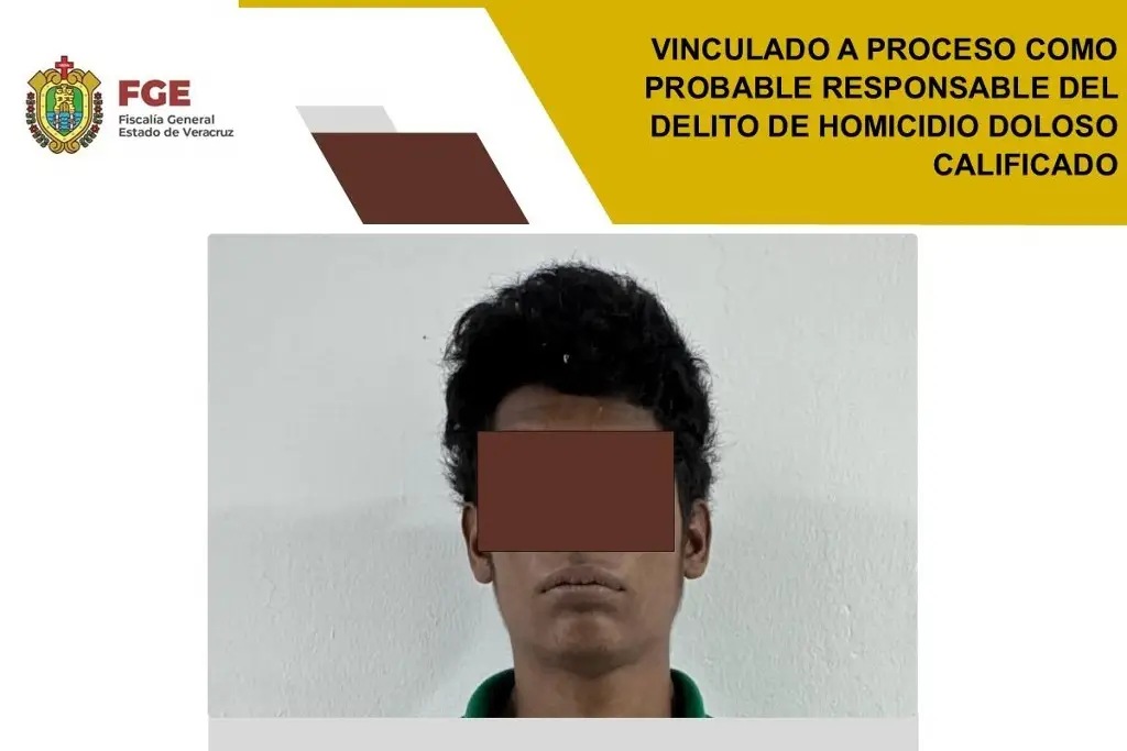 Imagen Lo vinculan a proceso por presunto homicidio doloso calificado en el puerto de Veracruz