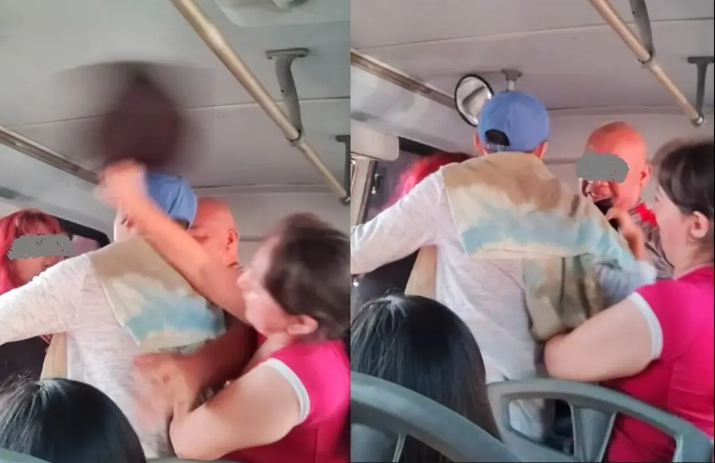 Imagen Mujeres se pelean por asiento en camión de Veracruz (+video) 