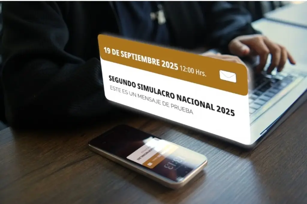 Imagen Veracruz recibirá alertamiento celular durante el Segundo Simulacro Nacional