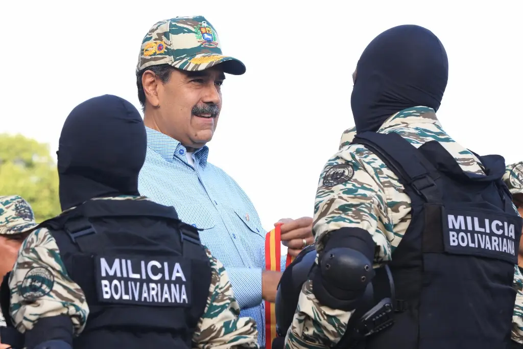 Imagen Maduro incorpora a la Milicia a labores de seguridad en comunidades tras 'amenazas' de EU