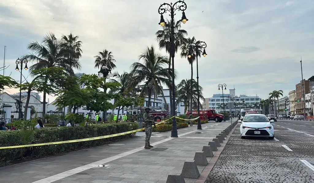 Imagen Movilización de cuerpos de emergencia al exterior de Asipona Veracruz 