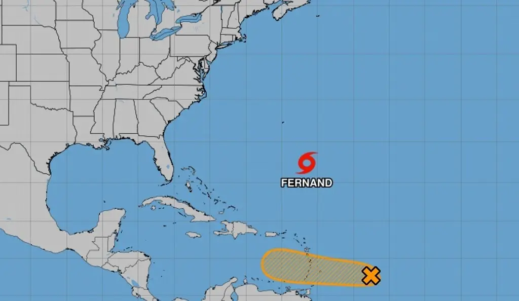 Imagen Se forma la tormenta tropical Fernand
