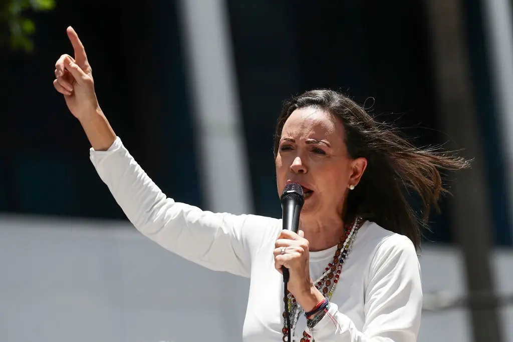 Imagen Opositora venezolana Machado llama a la Milicia a desobedecer convocatoria de alistamiento 