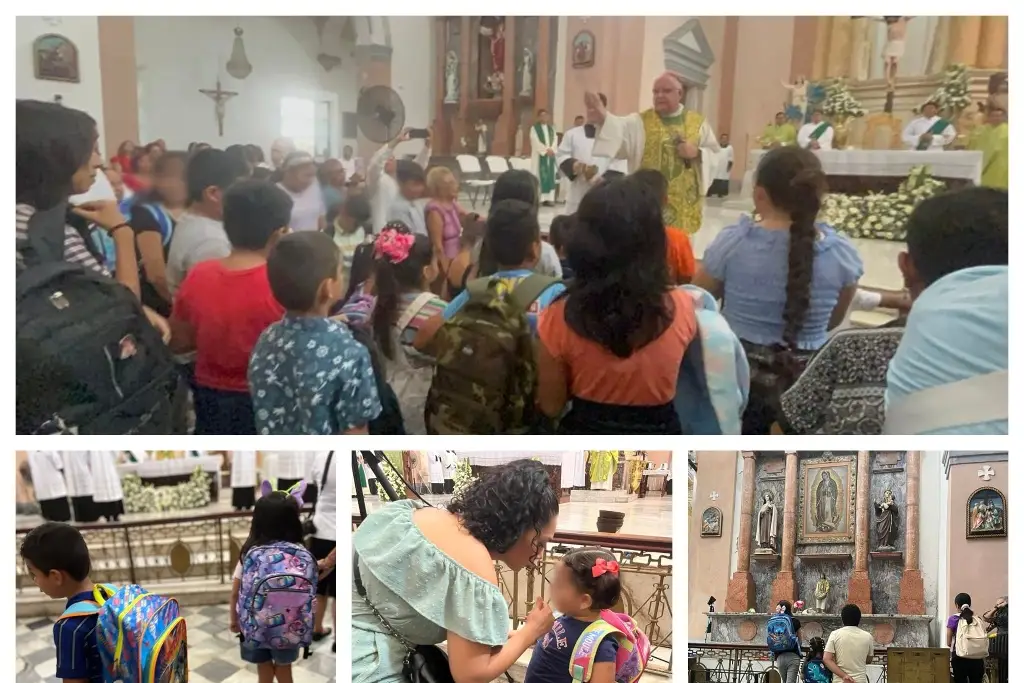 Imagen Habrá bendición de mochilas en Veracruz por el regreso a clases 