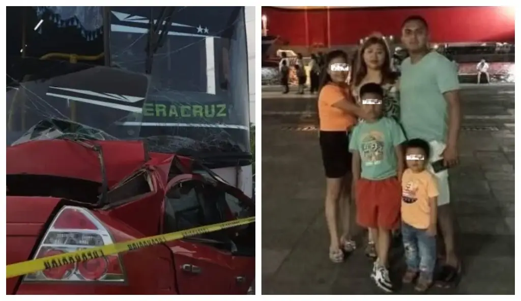Imagen Familia que murió en accidente carretero era de San Andrés Tuxtla, Veracruz   