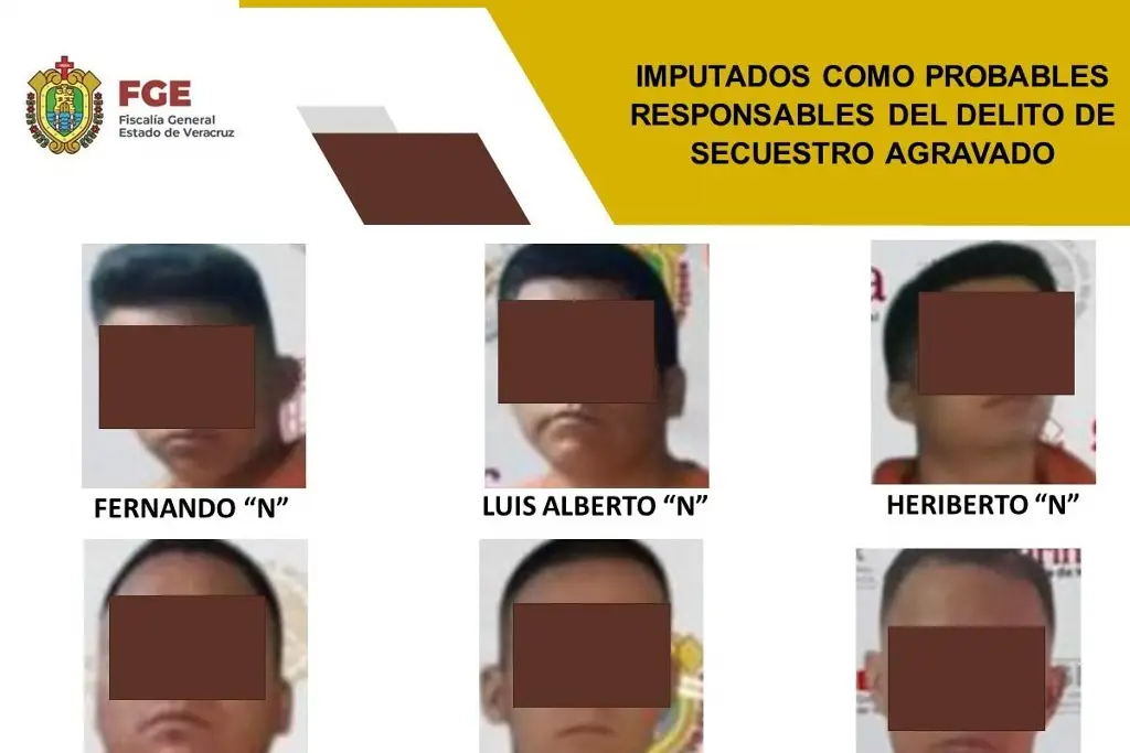 Imagen Dictan prisión preventiva oficiosa a 6 hombres por presunto secuestro en Córdoba, Veracruz