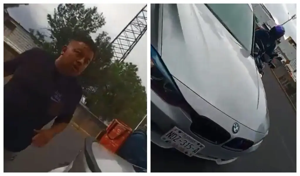 Imagen Sujeto agrede a familia por supuestamente pegarle a su vehículo en el Edomex (+Video)