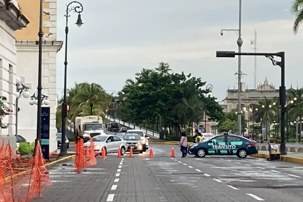 Imagen Esta avenida del Centro Histórico de Veracruz estará cerrada hasta esta hora