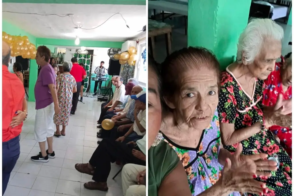 Imagen Celebran a los abuelitos en asilo de Veracruz; familiares no los visitan