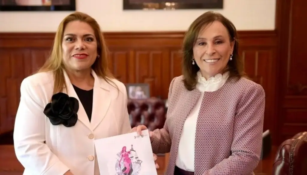 Imagen Magistrada Presidenta entrega a Nahle su Tercer Informe del Poder Judicial de Veracruz