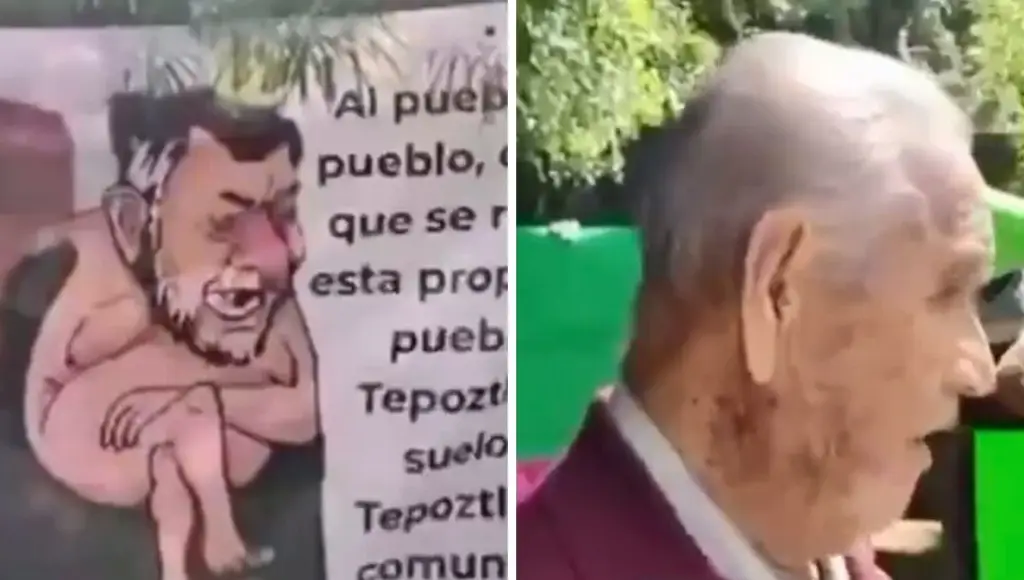 Imagen Comuneros protestan contra Noroña por compra de casa en Tepoztlán