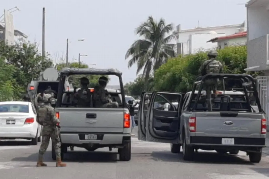 Imagen Fuerte operativo en fraccionamiento de Veracruz; reportan disparos de arma de fuego