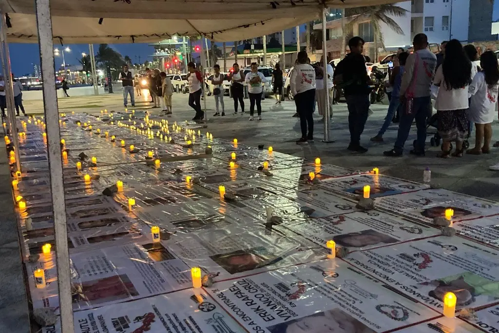 Imagen Colectivos de búsqueda de personas desaparecidas en Veracruz realizan velada