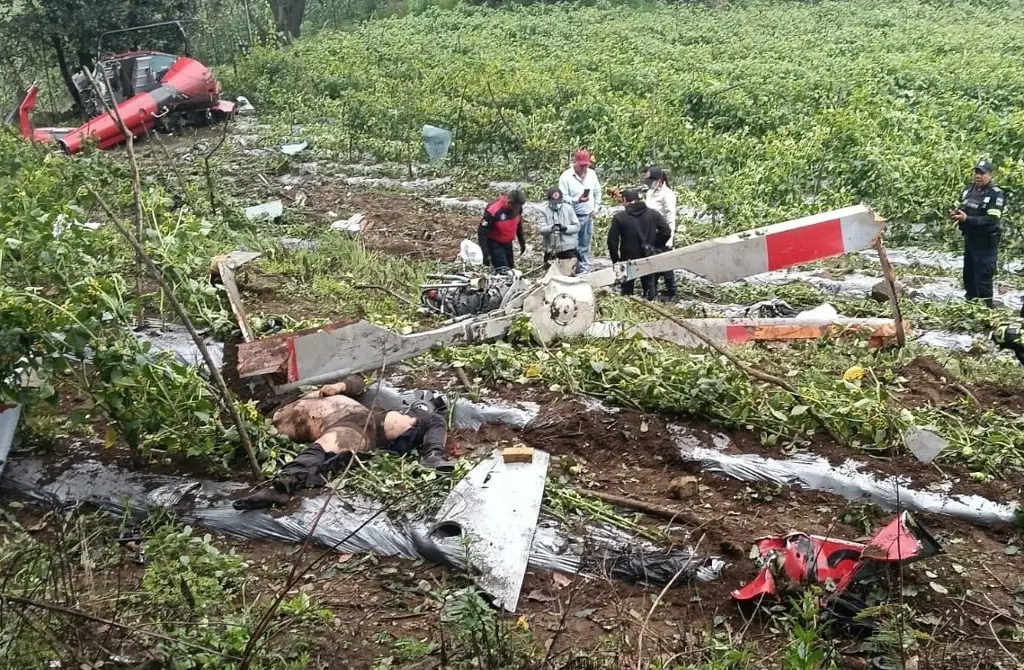 Imagen Cae helicóptero en Edomex; reportan dos muertos