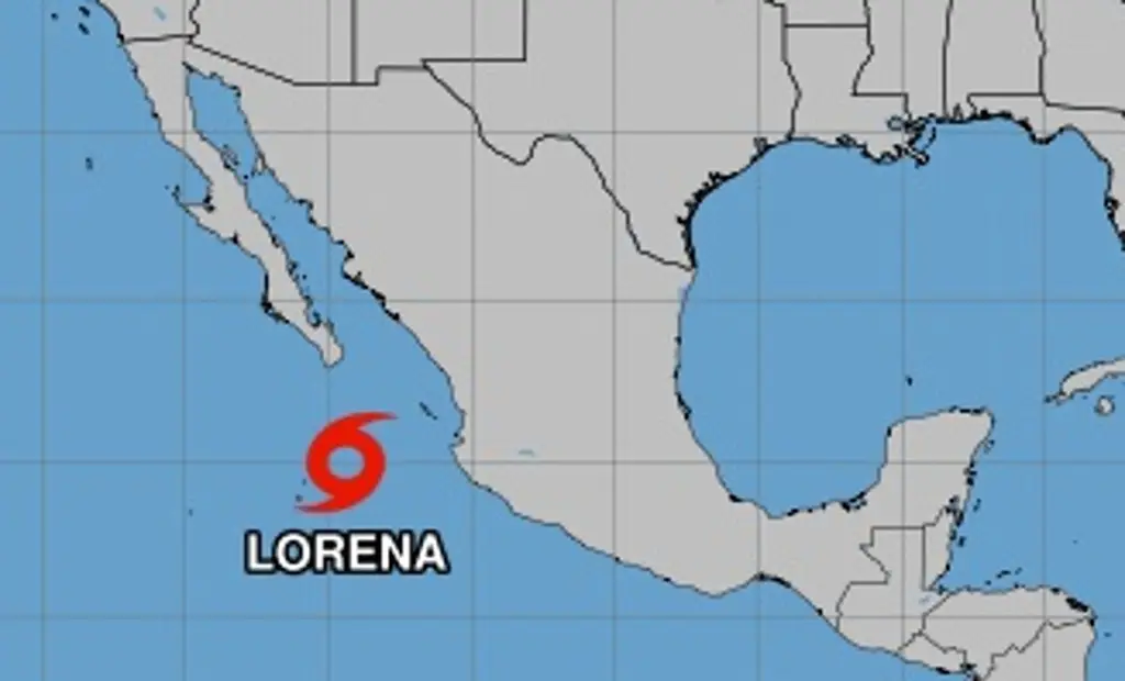 Imagen Recomiendan extremar medidas de prevención ante ciclón Lorena en noroeste de México