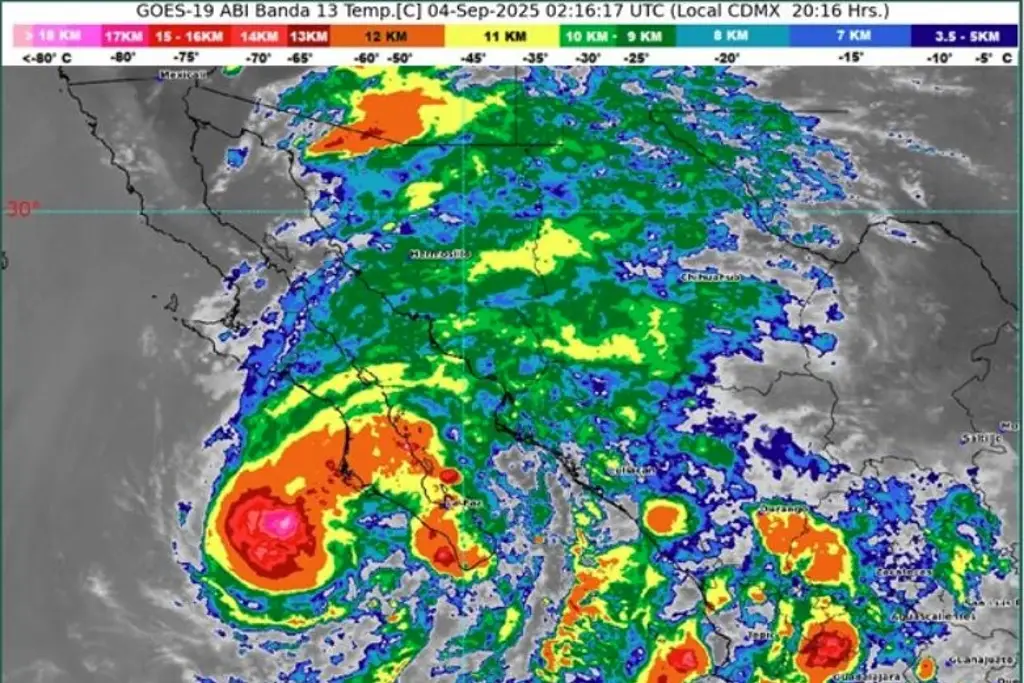 Imagen ¿Cuándo toca tierra huracán 'Lorena' en las costas de Baja California Sur?