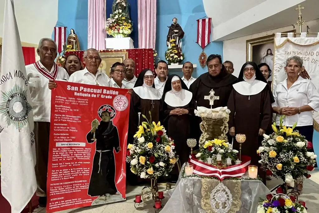 Imagen Llegan reliquias de San Pascual Bailón a Veracruz 