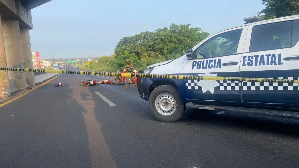 Imagen Identifican a mujer fallecida en accidente de moto en la Veracruz - Cardel esta mañana