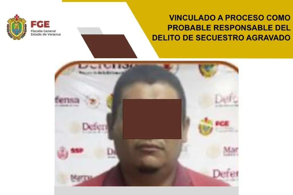 Imagen Lo vinculan a proceso por presunto secuestro agravado al norte de Veracruz 