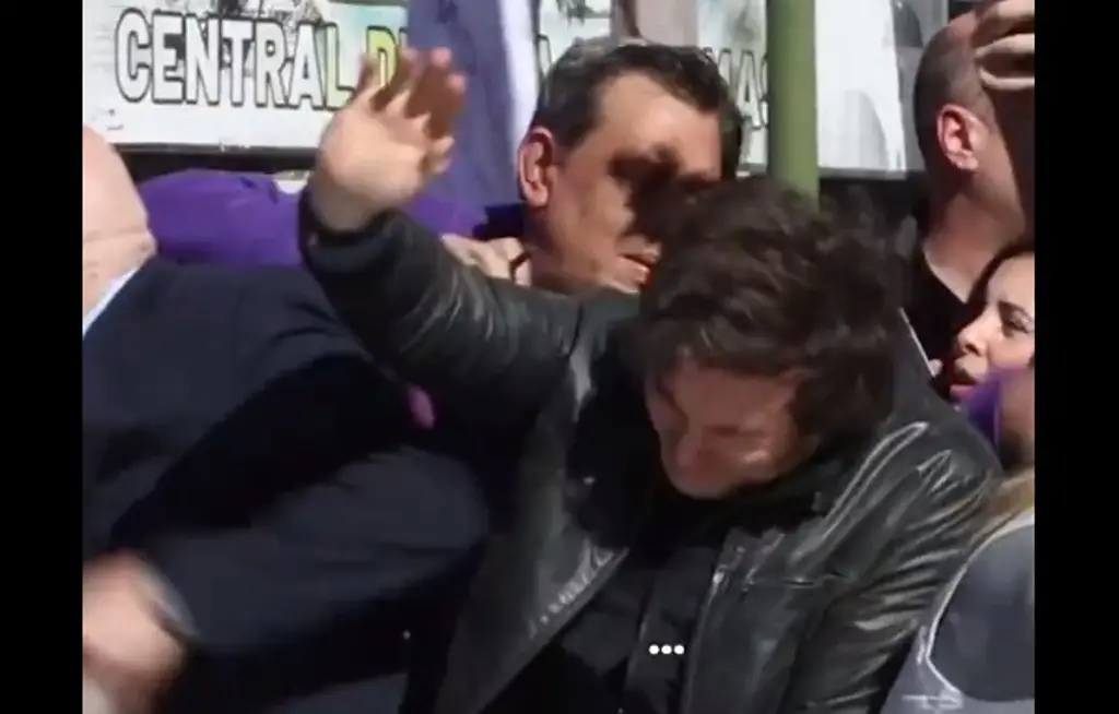 Imagen Justicia procesa a joven acusado de lanzar una piedra a Milei durante un acto de campaña