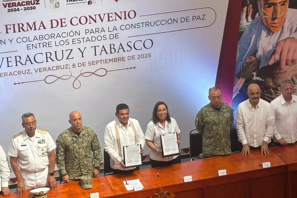 Imagen Veracruz y Tabasco firman convenio de seguridad, de esto trata 