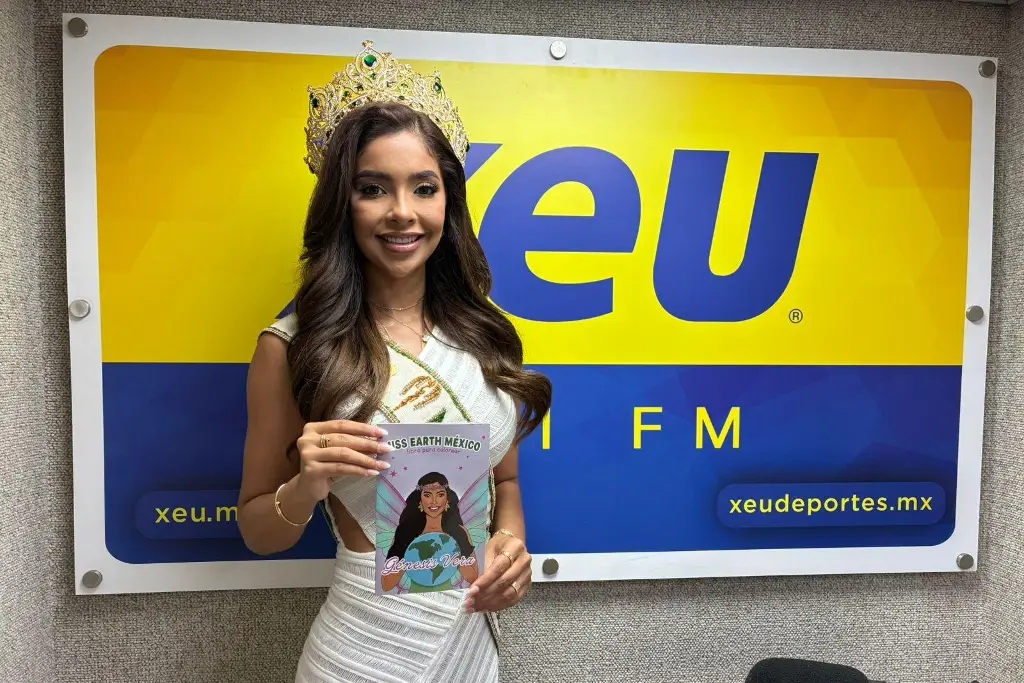 Imagen Miss Eartrh México 2025 presenta en XEU su primer libro lúdico y educativo 