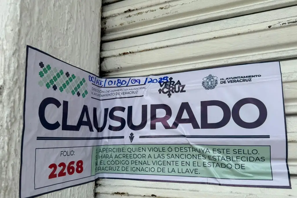 Imagen Clausuran polémico desayunador de la Zaragoza en Veracruz 
