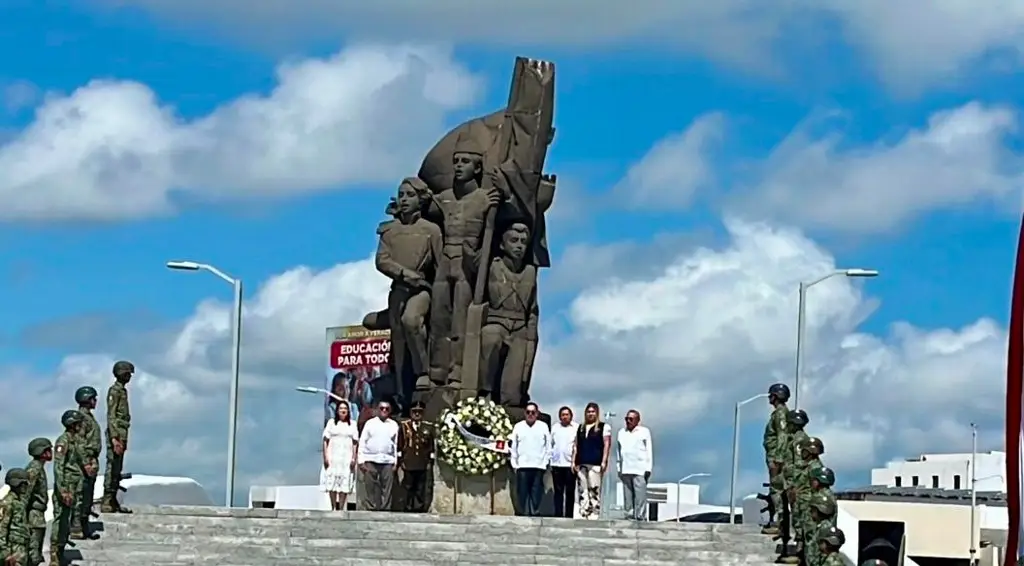 Imagen Conmemoran el 178 aniversario del “Día de los Niños Héroes”en Boca del Río 