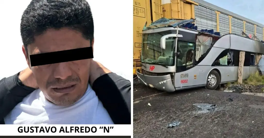Imagen Detienen a conductor del autobús impactado por tren; accidente dejó 10 muertos