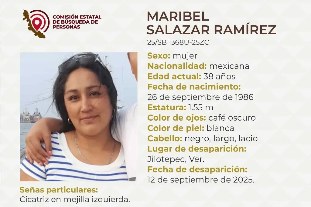 Imagen Desaparece joven mujer en zona centro del estado de Veracruz 