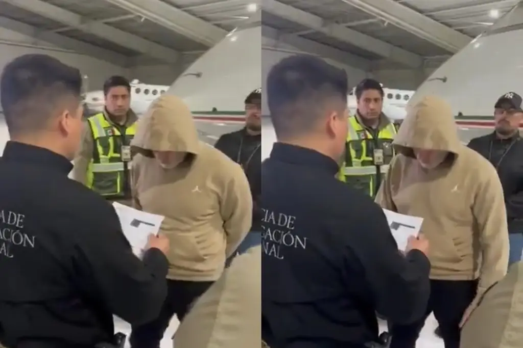 Imagen Filtran momento exacto en que cumplimentan orden de aprehensión contra Hernán B (+Video)