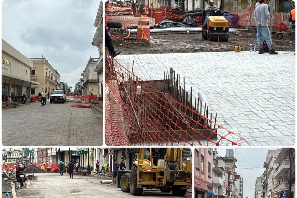 Imagen ¿Cómo avanzan las obras del Centro Histórico de Veracruz?