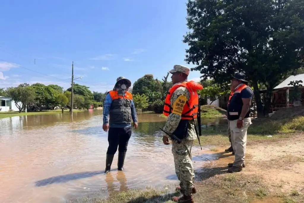 Imagen Inundaciones afectan más de mil viviendas en estos dos municipios de Veracruz